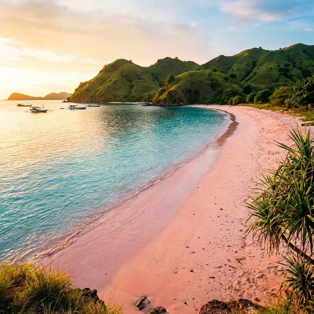 Pink Beach — Rare Coral Sand